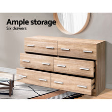 Load image into Gallery viewer, 6 Chest of Drawers Cabinet Dresser Table Tallboy Lowboy Storage Wood
