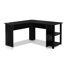 Load image into Gallery viewer, Artiss Office Computer Desk Corner Student Study Table Workstation L-Shape Black
