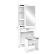 Load image into Gallery viewer, Artiss Dressing Table Mirror Stool Mirror Jewellery Cabinet Makeup Storage Desk
