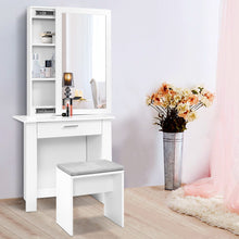 Load image into Gallery viewer, Artiss Dressing Table Mirror Stool Mirror Jewellery Cabinet Makeup Storage Desk
