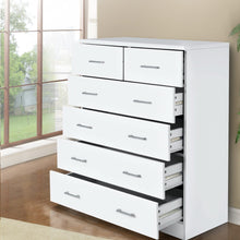 Load image into Gallery viewer, Artiss Tallboy Dresser Table 6 Chest of Drawers Cabinet Bedroom Storage White
