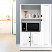 Load image into Gallery viewer, Artiss Buffet Sideboard Cabinet Storage Cupboard Doors White Kitchen Hallway - Oceania Mart
