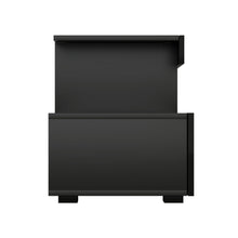 Load image into Gallery viewer, TV Cabinet Entertainment Unit Stand RGB LED Gloss Furniture 215cm Black
