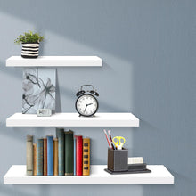 Load image into Gallery viewer, Artiss 3 Piece Floating Wall Shelves - White - Oceania Mart
