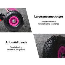 Load image into Gallery viewer, Rigo Kids Pedal Go Kart Car Ride On Toys Racing Bike Rubber Tyre Adjustable Seat
