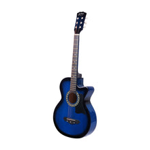 Load image into Gallery viewer, ALPHA 38 Inch Wooden Acoustic Guitar Blue - Oceania Mart
