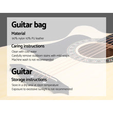 Load image into Gallery viewer, ALPHA 38 Inch Wooden Acoustic Guitar Left handed with Accessories set Natural Wood - Oceania Mart
