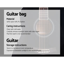 Load image into Gallery viewer, ALPHA 41 Inch Wooden Acoustic Guitar with Accessories set Black - Oceania Mart
