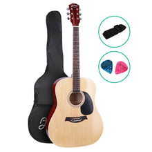 Load image into Gallery viewer, ALPHA 41 Inch Wooden Acoustic Guitar Natural Wood - Oceania Mart
