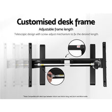 Load image into Gallery viewer, Artiss Standing Desk Sit Stand Up Riser Height Adjustable Motorised Electric Computer Laptop Table Black - Oceania Mart
