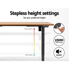 Load image into Gallery viewer, Artiss Standing Desk Sit Stand Table Riser Height Adjustable Motorised Electric Computer Laptop Table - Oceania Mart
