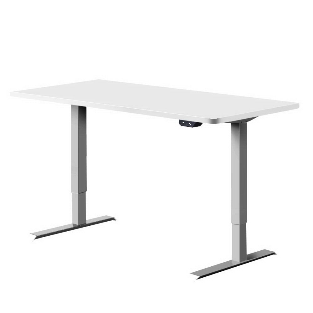 Artiss Standing Desk Motorised Height Adjustable Sit Stand Computer Table Office 120cm - Oceania Mart