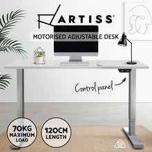 Load image into Gallery viewer, Artiss Standing Desk Motorised Height Adjustable Sit Stand Computer Table Office 120cm - Oceania Mart
