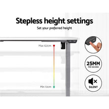 Load image into Gallery viewer, Artiss Standing Desk Motorised Height Adjustable Sit Stand Computer Table Office 120cm - Oceania Mart
