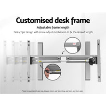 Load image into Gallery viewer, Artiss Standing Desk Sit Stand Table Height Adjustable Motorised Electric Frame Riser 120cm Desktop - Oceania Mart
