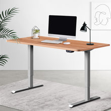 Load image into Gallery viewer, Artiss Standing Desk Sit Stand Table Height Adjustable Motorised Electric Frame Riser 120cm Desktop - Oceania Mart
