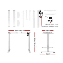 Load image into Gallery viewer, Artiss Standing Desk Motorised Electric Adjustable Sit Stand Table Riser Computer Laptop Stand 120cm - Oceania Mart
