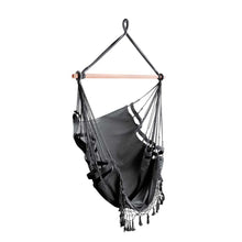 Load image into Gallery viewer, Gardeon Hammock Swing Chair - Grey - Oceania Mart
