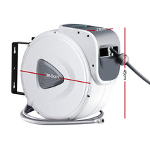 Load image into Gallery viewer, Air Hose Reel 10m Retractable Rewind Swivel Wall Mount Compressor Garage
