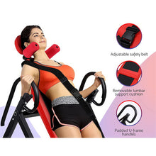 Load image into Gallery viewer, Everfit Inversion Table Gravity Stretcher Inverter Foldable Home Fitness Gym
