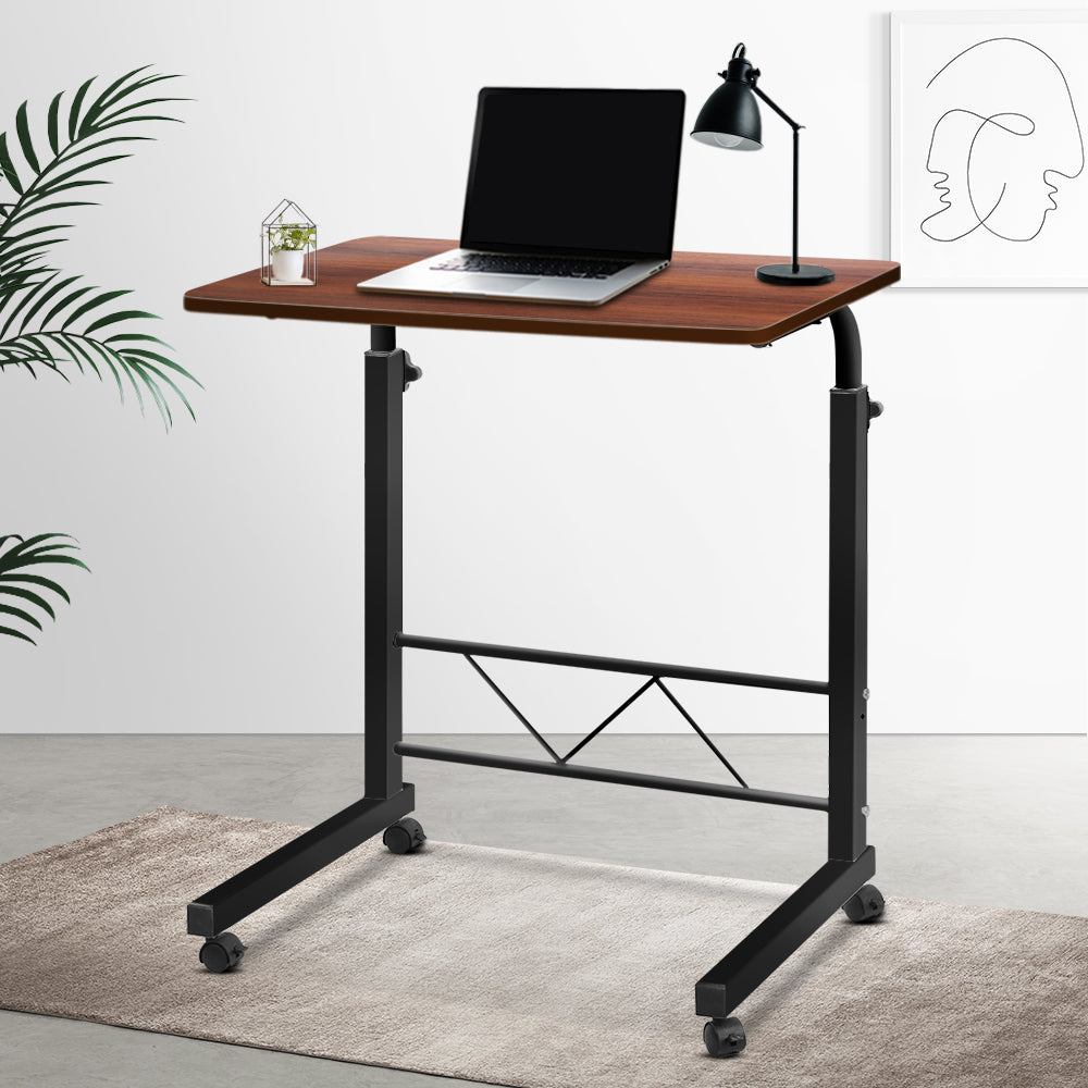 Laptop Table Desk Portable - Dark Wood