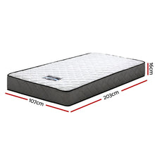 Load image into Gallery viewer, Giselle Bedding Alzbeta Bonnell Spring Mattress 16cm Thick – King Single
