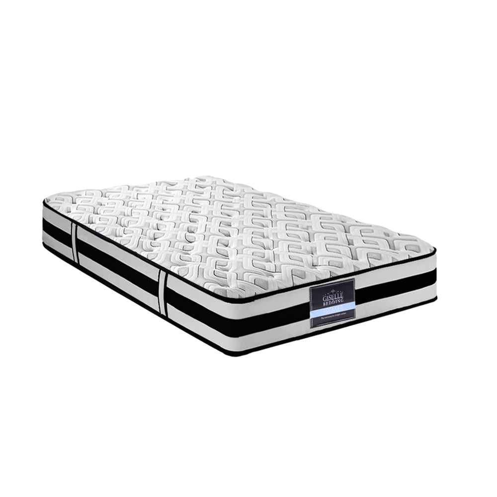 Giselle Bedding Rumba Tight Top Pocket Spring Mattress 24cm Thick – King Single