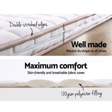 Load image into Gallery viewer, Giselle Bedding Memory Foam Mattress Topper Bed Underlay Cover Single 7cm
