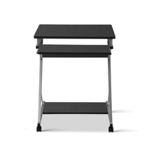 Load image into Gallery viewer, Artiss Metal Pull Out Table Desk - Black
