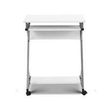 Load image into Gallery viewer, Artiss Metal Pull Out Table Desk - White
