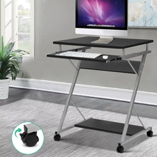 Load image into Gallery viewer, Artiss Metal Pull Out Table Desk - White
