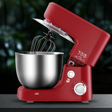Load image into Gallery viewer, Devanti Electric Stand Mixer 1200W Kitche Beater Cake Aid Whisk Bowl Hook Red
