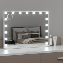 Load image into Gallery viewer, Embellir Makeup Mirror Hollywood 80x60cm 17 LED Time
