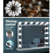 Load image into Gallery viewer, Embellir Make Up Mirror with LED Lights - Silver
