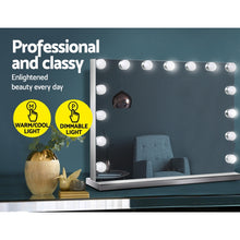 Load image into Gallery viewer, Hollywood Frameless Makeup Mirror With 15 LED Lighted Vanity Beauty
