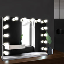 Load image into Gallery viewer, Embellir Holly Wood Make Up Mirror with LED Light Bulbs
