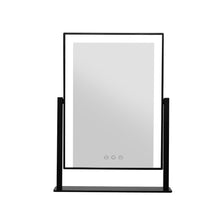 Load image into Gallery viewer, Embellir LED Makeup Mirror Hollywood Standing Mirror Tabletop Vanity Black
