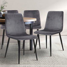 Load image into Gallery viewer, Set of 4 Artiss Modern Dining Chairs
