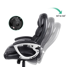 Load image into Gallery viewer, 8 Point PU Leather Reclining Massage Chair - Black - Oceania Mart
