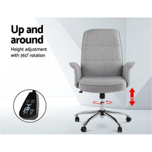 Load image into Gallery viewer, Artiss Fabric Office Chair Grey
