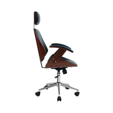 Load image into Gallery viewer, Artiss Wooden Office Chair Computer Gaming Chairs Executive Leather Black
