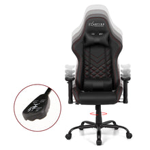 Load image into Gallery viewer, Artiss Gaming Office Chairs Computer Desk Racing Recliner Executive Seat Black
