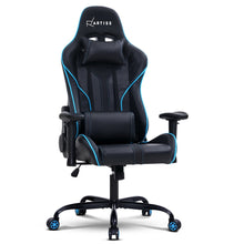 Load image into Gallery viewer, Artiss Gaming Office Chair Computer Chairs Leather Seat Racing Racer Recliner Meeting Chair Black Blue
