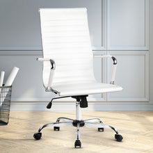 Load image into Gallery viewer, Artiss Gaming Office Chair Computer Desk Chairs Home Work Study White High Back
