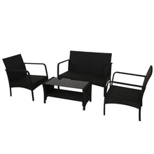 Load image into Gallery viewer, Gardeon Outdoor Furniture Lounge Table Chairs Garden Patio Wicker Sofa Set

