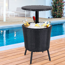 Load image into Gallery viewer, Gardeon Bar Table Outdoor Setting Cooler Ice Bucket Storage Box Party Patio Coffee Pool - Oceania Mart

