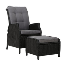 Load image into Gallery viewer, Gardeon Recliner Chair Sun lounge Setting Outdoor Furniture Patio Wicker Sofa
