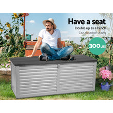 Load image into Gallery viewer, Gardeon Outdoor Storage Box Bench Seat 390L
