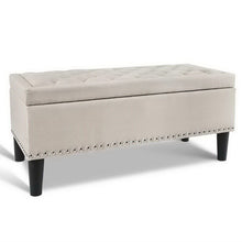 Load image into Gallery viewer, Artiss Fabric Storage Ottoman - Taupe
