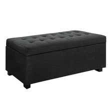 Load image into Gallery viewer, Premium Storage Ottoman - Charcoal
